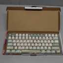 YUNZII Spring Tea Dye Sub PBT Keycaps,145 Full Keys Dye Sublimation PBT Custom Keycap Set with Key Puller for Cherry Gateron MX Switches Mechanical Gaming Keyboard (Cherry Profile, Spring Tea)