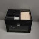 Vlando Automatic Double Watch Winder for Men - Watch Winder Box with Jewelry Organizer Tray for Father Husband Dad, Japanese Quiet Motor, LED Light, Adjustable Watch Pillows - Black (Grey)