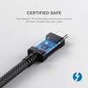 Satechi USB C Thunderbolt 4 (3.2ft/1m), USBC to USB-C Cable, Supports 8K Display, 40Gbps Data Transfer, 240W PD Charging, for iPhone 17, MacBook M5/M4, iPad (Intel Thunderbolt Certified)