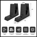 Rayjee 2-Pack Vertical Gaming Laptop Stand for Desktop | Upright Laptop Holder for External Monitor Use, Space-Saving Design, Enhanced Cooling, Fits 2035mm Gaming Laptops