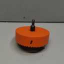 5 inch Hole Saw with Arbor for Metal Wood and Plastic, 127mm Bi-Metal Hole Cutter for Different Project with Smooth and Flat Drilling Edge, Fast Chip Removal