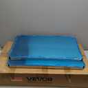 VEVOR Stainless Steel Rolling Cart, 3-Tier Metal Utility Cart with Lockable Wheels, Medical Serving Trolley Clinic Tray, Mobile Service Cart for Hospital, Lab, Restaurant, Kitchen, Salon (3-Layer Shelf, Silver)