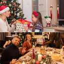 2 x Christmas Flameless Taper Candles, Christmas Deer LED Taper Candles with Timer, 2 Pcs Christmas Deer LED Flameless Candlesticks with 3D Flame for Home Decor(0.79 x 11.4)