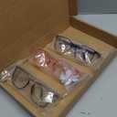 Safety Glasses Goggles For Women Nurses Protective Eyewear,Anti Fog Safety Goggles (Black + Pink + Dark Green)