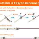 24V 2835 LED Strip Lights 3000K, 500+LM/FT, 32.8FT, UL Listed, CRI95, High Density 160LEDs/m Tape Light, Cuttable, Dimmable, VHB Equipped, for Pros, Displays, Highlightings (NO Power Supply)