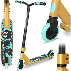 Pro Trick Scooter, Entry Level Stunt Scooters for Kids Ages 6 Years and Up, Aluminum and Lightweight Complete BMX Freestyle Scooter for Beginners (2022 Black Gold) Pro Trick Scooter, Entry Level Stunt Scooters for Kids Ages 6 Years and Up, Aluminum and Lightweight Complete BMX Freestyle Scooter for Beginners (2022 Black Gold)