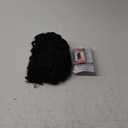 Aisaide Curly Headband Wigs for Black Women, Synthetic Deep Wave Half Wigs, Glueless Short Natural Black 14Inch 1B