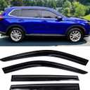 Side Window Visors Rain Guards Vent Deflectors Compatible with 2023 Honda CRV (CR-V), Sun Shades Front Rear Smoke 2024 4pcs