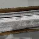 LazBlinds No Drill TDBU Roman Shades, Blackout - Grey, 35" W x 64" H