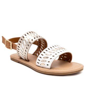 Sugar Little and Big Girls Jameeka Flat Sandals, Size 5 M