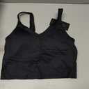THE GYM PEOPLE Womens' Sports Bra Longline Wirefree Padded with Medium Support (Black, M)