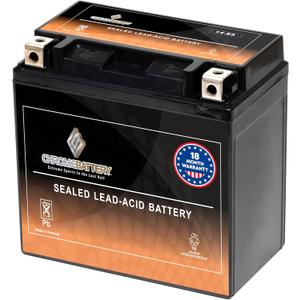 CB CHROMEBATTERY YTX14-BS 200CCA ATV Battery- Rechargeable, Factory sealed, Replacement for Honda TRX 500 420 450 350 300 Rubicon Foreman Rancher