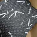 Prime Soft Full Body Pillow with Removable Pillowcase for Adults, Memory Foam Filling, Long Pillow for Side Sleepers, Fluffy and Firm, Adjustable Fillin (20×54 Inch, Black）