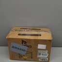 ROSONG Collapsible Wagon Cart with Wheels Foldable - Folding Utility Heavy Duty Wagons Carts for Grocery Sports Garden Shopping Camping Wheelbarrows (Black, 120L)