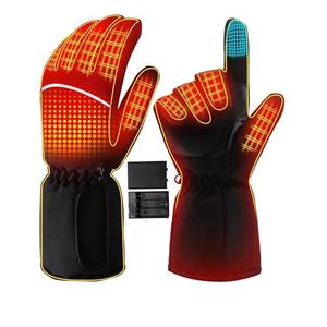 USB Heated Gloves for Men Women, Rechargeable Waterproof Touchscreen Hand Warmer Electric Heating Gloves for Raynauds Syndrome, Outdoor Sports Cycling Skiing Motorcycling Hunting (Batteries Are Not Included)
