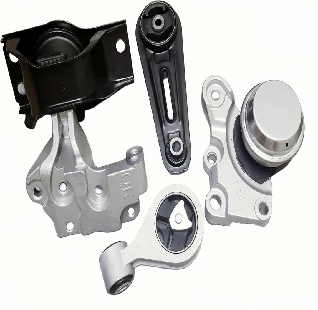 Engine Motor Mount Kit Compatible with 2008-2015 Nissan Rogue 2.5L 2WD, Silver Steel Engine/Transmission Mount A7370 A7384 A4351 A4352 Engine Motor Mount Kit Compatible with 2008-2015 Nissan Rogue 2.5L 2WD, Silver Steel Engine/Transmission Mount A7370 A7384 A4351 A4352