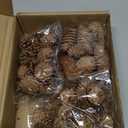 60 Pcs Large Natural Pine Cones for Crafts, 3 Kinds of Pine Cones. Christmas Pine Cones Ornaments- Fall Small Pinecones Vase Fillers for DIY Crafts, Home Decorations, Fall and Christmas, Wedding Decor