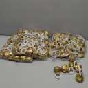 Poen 150 Pcs Streamers Poppers - Hand Throw Streamers No Mess Confetti Poppers Paper Cracker for Birthday, Wedding, Party Celebrations(Gold)