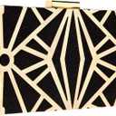 CARIEDO Women Evening Bag Elegant Clutch Purse Exquisite Velvet Metal Hollow out Handbags Prom Wedding Party