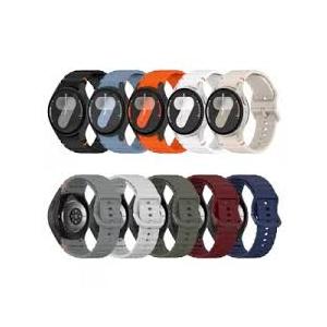 10 Pack No Gap Silicone Sport Bands Compatible for Samsung Galaxy Watch 7/FE/6/5/4 40mm 44mm/Watch 6 Classic 43mm 47mm/Watch 5 Pro 45mm/Watch 4 Classic, Sporty Corrugated Strap Men Women