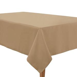 LANE LINEN Table Cover Rectangle 60x102 Inch – Stain & Wrinkle-Resistant Washable Table Cloths Rectangle for Dining, Coffee Table, Events & Outdoor Use, Durable Polyester, Natural