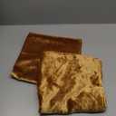 MIULEE Dark Gold Velvet Throw Pillow Covers 20x20 Soft Decorative Solid Square Cushion Cases Pack of 2 Modern Luxury Home Decor for Couch, Sofa, Bedroom