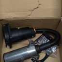 7 Pin Circular to 7 Way RV Vehicle Trailer Adapter Converter,7 Core Electrical Connector,Vehicle Adapter,Quick Converter,with Mounting Bracket,Suitable for Semi Trailers,Commercial Trucks(1ft)