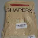 SHAPERX Women's Fajas Colombianas Tummy Control Shapewear Postpartum Full Body Shaper Butt Lifter Bodysuit (Medium, Black)