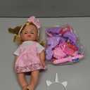 PROOU Baby Care Doll Toys Set, 36PCS Dolls Playset, Hair Salon Pretend Play Toddler Doll Toys Incl 14'' Baby Dolls Toy, Backpack, Hair Dryer, Curler, Xmas Gifts for Age 3 4 5 6+ Years Old Girls Kids