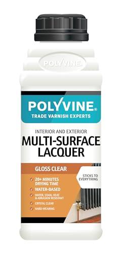 Polyvine Water-Based Lacquer Gloss Finish 500ml