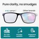 Prospek Blue Light Glasses Reading for Men and Women, For Computer Use, Blue Light Protection, Clear Lens 0 to +1.0 Diopters