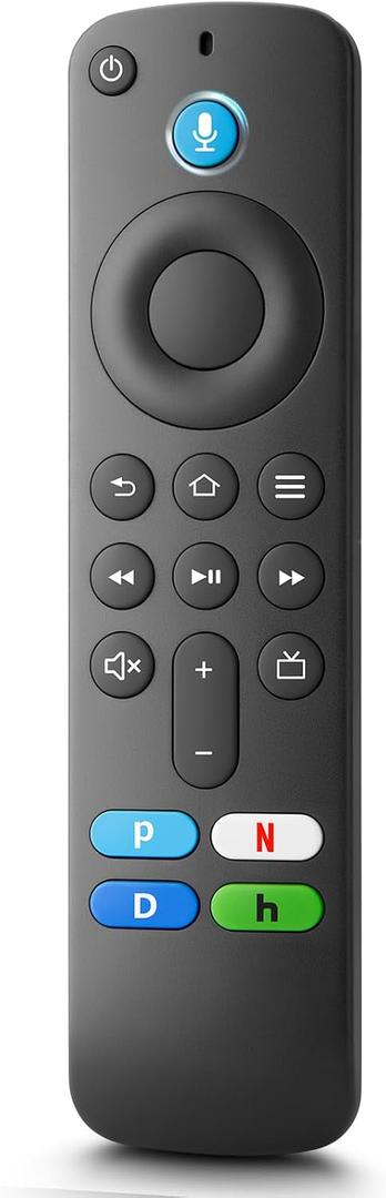 Replacement Voice Remote Control Compatible with TV Stick,TV Cube, and Insignia/Toshiba/Pioneer Smart TVs (AMZ3)