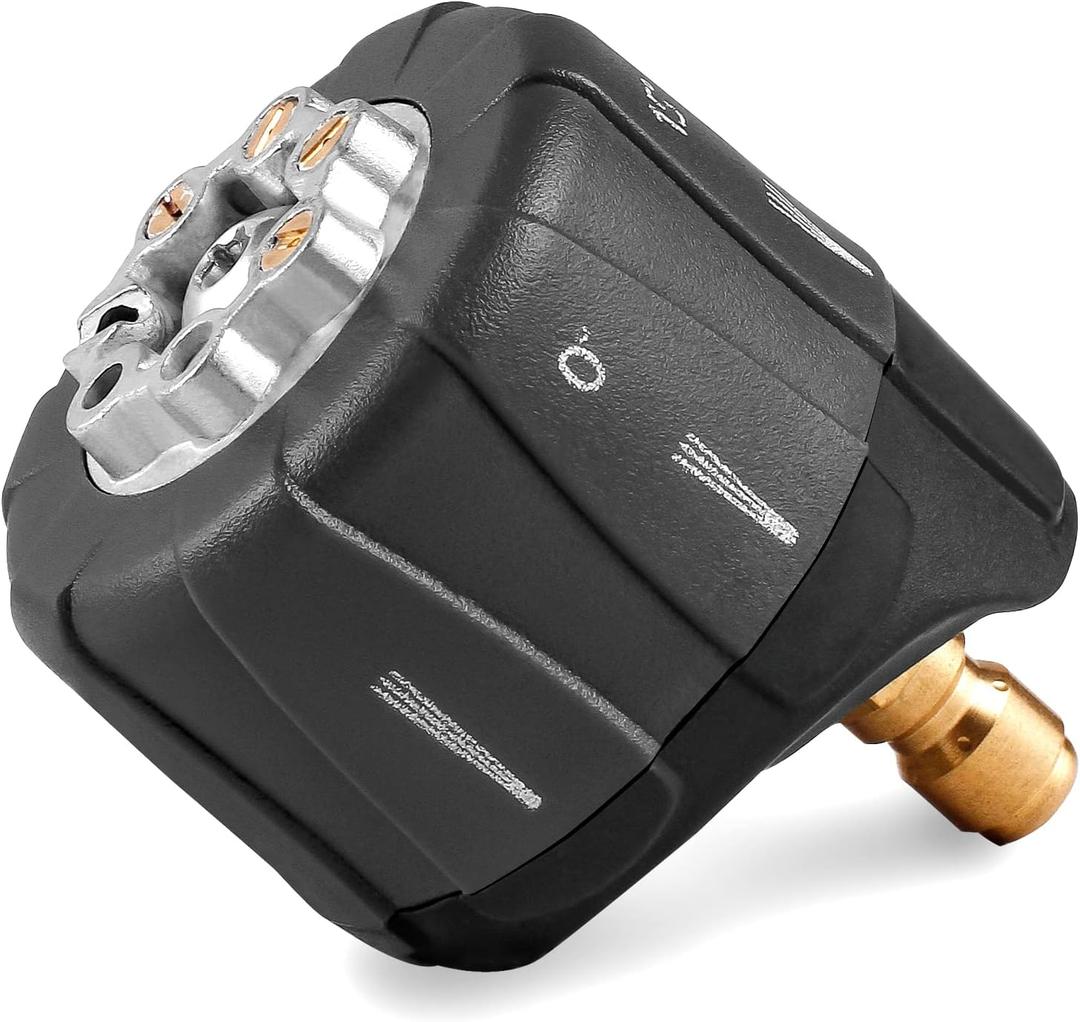 Pressure Washer Nozzle, 7-in-1 Quick Changeover Nozzle, Adjustable Pressure Washer Nozzle with 1/4 Inch Quick Connect, 3200 PSI Spray Nozzle