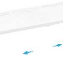 Expandable Spice Rack,Stackable Storage for Cabinet, Multi-Functional Kitchen Shelving,Height-Adjustable,Sustainable Organizer Solution(1Pack/White/Medium) (MEDIUM:8.11"D x 16.54"W x 6.42"H)