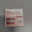 Moldable False Teeth, Dentures for Women and Men, Upper and Lower Silicone Denture Set, Fix your Smile in Minutes, 1PCSX