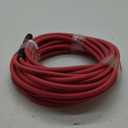 Hybrid Air Hose 1/4 In. x 50 ft, Lightweight, Flexible, Durable Air Compressor Hose with Aluminum Universal Quick Coupler and Industrial Plug, Red
