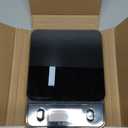 Taylor Glass Top Food Scale with Touch Controls, 11 lb Capacity, Sleek Black Design for Precision Food Measurement in Grams and Ounces