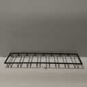 8 Row Wine Glass Rack Under Cabinet Holds up to 16-24 Glasses Under Cabinet Stemware Wine Glass Holder Extreme Large Hanger Hanging Wine Glass Holder for Cabinet Kitchen Bar Counter Black