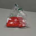 GlyinnHe 1pcs Christmas Velvet Santa Bags with Drawstring, Red Santa Gift Bags Large Christmas Gift Sack for Xmas Present Party Supply Costume Holiday Wrapping, Large