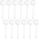 Pynqdfu 11Pcs Large Plastic Self-Watering Bulbs,Clear Automatic Watering Globes,Clear Automatic Watering Bulbs for Plants,Graden,Flowers