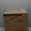 C9 Portable Carpet & Upholstery Cleaner Machine, Spot and Stain Deep Cleaner with Remover Formula for Pets,Stairs,Couch Area Rugs,Upholstery,Car Seat (Red)