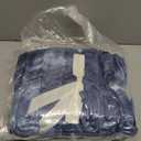 Cozy Bliss Faux Fur Throw Blanket for Couch, Cozy Warm Plush Striped Blanket for Sofa Bedroom Living Room, 60 * 80 Inches Tie-dye Blue