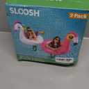 JOYIN 2-Pack Flamingo Unicorn Pool Float - Fun Floaties Inflatable Swimming Pool Tubes Toys Party Decorations, Summer Vacation Lake Beach Floaty Swim Rings Raft Lounger for Adults & Kids