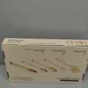 Caraway Wooden Utensil Set - 5 Piece Cooking Utensil Set - Spoon, Server, Scraper, Spatula, & Tongs - Made From FSC-Certified Birch Wood - No Microplastics