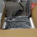 Huuger Nightstand with Charging Station, Side Table with Fabric Drawers, End Table with Open Shelf, Bedside Table with USB Ports and Outlets, Night Stand for Bedroom, Charcoal Gray | with Open Shelf, for Bedroom (11.8"D x 15.7"W x 23.6"H (2 Drawers))