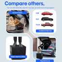 Front and Back Seat Extender for Dogs, Hard Bottom Dog Ramp Stairs for Car, Bed, Sofa or Car Accessories, Black