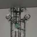 COOMIN 30'' Monstera Plant Support Outdoor, Metal Expandable Plant Supports for Indoor Plants, 2P Garden Trellis for Climbing Plants Indoor - Ivy, Pothos, Philodendron, Hoya (32.6in,2p)