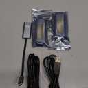 Blue HDMI Wireless Transmitter and Receiver with LED Screen, 2.4G/5G HDMI Extender Kit, Heat Dissipation and Easy-to-Carry Design, 30m/100ft Range, for PC/DV/HDTV/Projector/TV Box