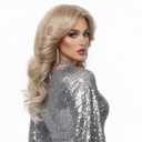 STfantasy 70s Feathered Wigs Disco Costume Blonde Natural Wig for Women Party Fashion Accessory Halloween Cosplay Anime (Blonde)