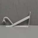 John Sterling - RP-0495-WT White Max Duty Shelf and Rod Bracket (Pack of 1)